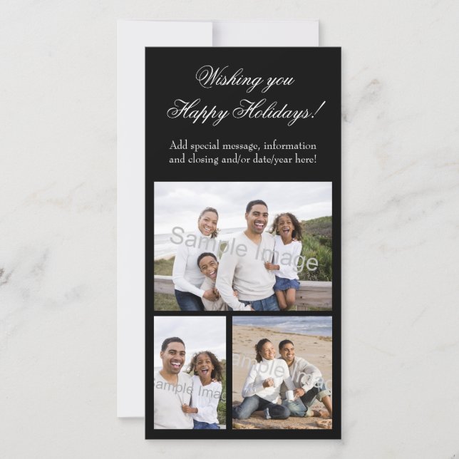 3-Photo Collage Holiday (Front)