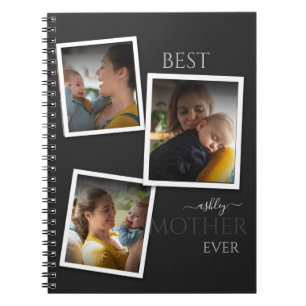 3 Photo Collage Mom Family Memorable Mother's Day Notebook