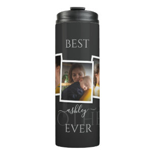 3 Photo Collage Mom Family Memorable Mother's Day Thermal Tumbler