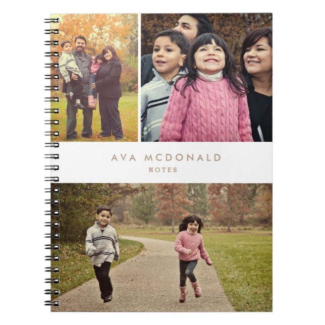3 Photo Collage Notebook (Front)