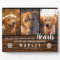 3 Photo Collage Rustic Pet Loss Memorial