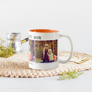 3 Photo Collage Wor'ld's Best Mom Coffee Mug