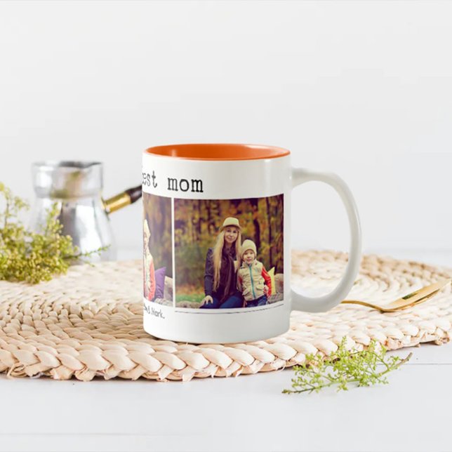 3 Photo Collage Wor'ld's Best Mom Coffee Mug (Creator Uploaded)
