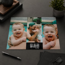 3 Photo Coolest Dad Est. Custom Year - Dad Gift