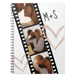 3 Photo Friends Couple BFF Trendy Film Minimalist Notebook