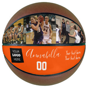 3 Photo logo message player name and number  Basketball