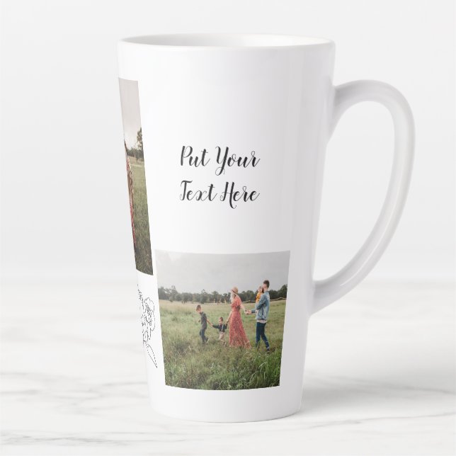3 Photo personnalisée Mug café (Droite)