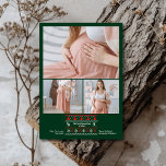 3 Photo We are expecting Pregnancy Announcement<br><div class="desc">Share your joyful news with a touch of festive charm using our Photo Christmas Pregnancy Announcement. This delightful card features a personal photo, beautifully framed to showcase your growing family. The design incorporates festive elements like Christmas trees, snowflakes, or holiday accents, along with a heartwarming message that reveals your exciting...</div>