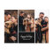 3 Photos Collage Happy Holidays Christmas Black