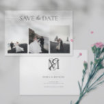 3 Photos Elegant Classic Wedding Save The Date<br><div class="desc">3 Photos Elegant Classic Wedding Save the Date</div>