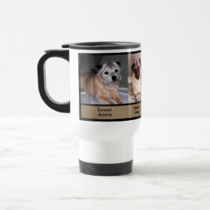 3 photos et 9 tasses faites sur commande de voyage
