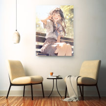 3 Pieces JK Art Panel with a Smile | Sushi Musume 