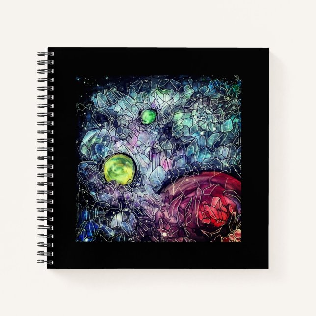 3 Planets SpaceCake Notebook (Front)