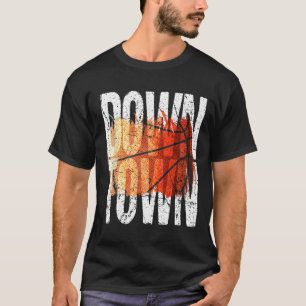 3 Point Shot Basketball Graphic - Downtown T-Shirt