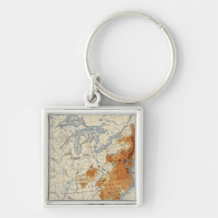3 Population 1800 Keychain