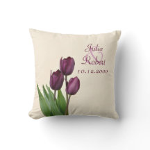 3 Purple tulips cream anniversary