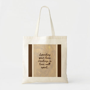 #3 Quote Tote - BuddhaToday V1 - Rose n' Buddha + Bag