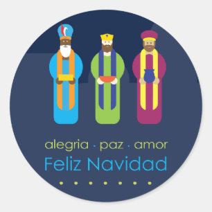 3 Reyes Classic Round Sticker