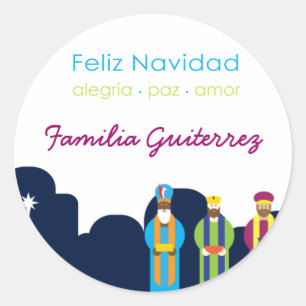 3 Reyes Sticker de voeux