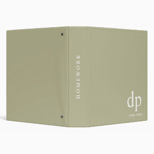3-Ring Binder for School with Pockets and Prongs