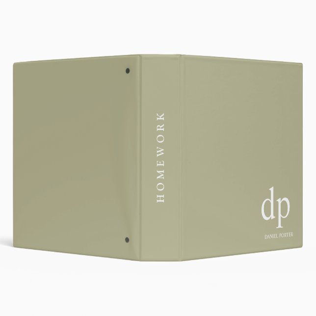 3-Ring Binder for School with Pockets and Prongs (Background)