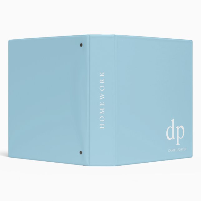 3-Ring Binder for School with Pockets and Prongs (Background)
