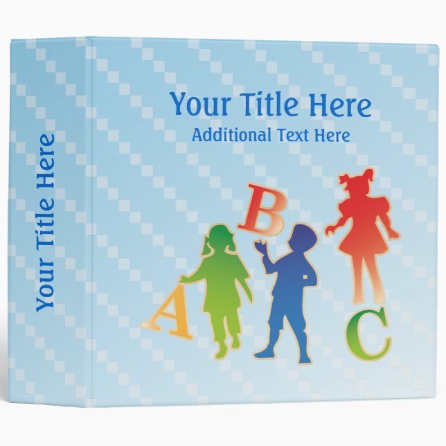 3 Ring Binder Template Daycare (Front/Spine)