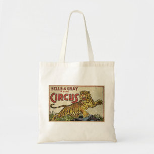 3 Ring Circus - circa 1930 distressed Tote Bag