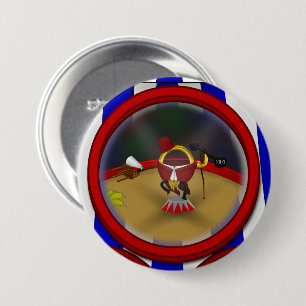 3 Ring Circus - Ringmaster Inch Round Button