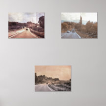 3 Roads Watercolor Print Set