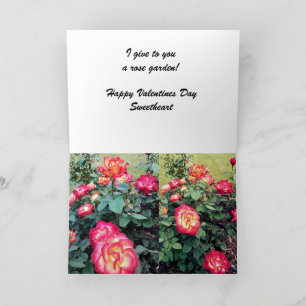 3 ROSE SIGNIFIE QUE JE VOUS AIME Carte VALENTINE