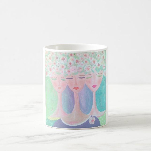 3 ROSE SISTERS COFFEE MUG (Center)