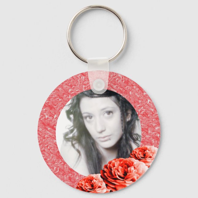 3 Roses/Photo Keychain (Front)