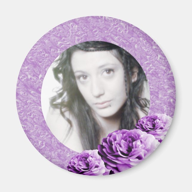 3 Roses/Photo Magnet (Front)