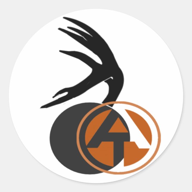 3" Round "About Tine" Logo Decal Classic Round Sticker (Front)