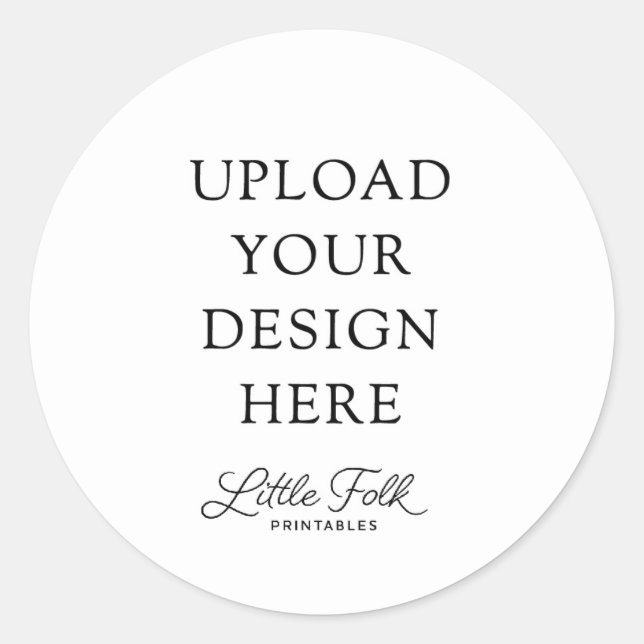 3" Round Sticker (Front)