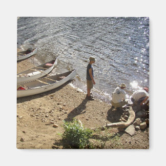 3 Scouts 3 Canoes Magnet