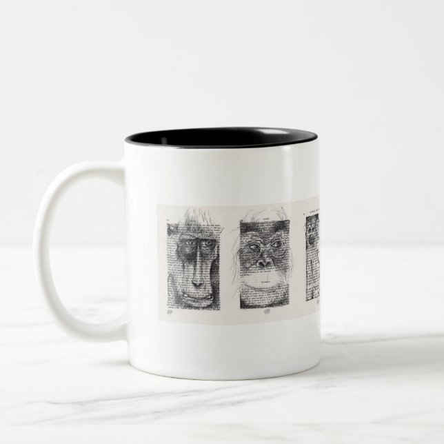 3 singes 2x singe Année 2016 Mug (Gauche)