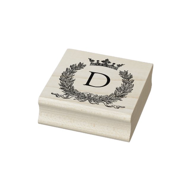 3 sizes rubber stamp Monogram Initial Letter D (Stamp)