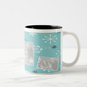 3 snow amigos Two-Tone coffee mug