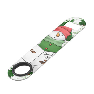 3 Snowman Carolers Speed Bottle Opener