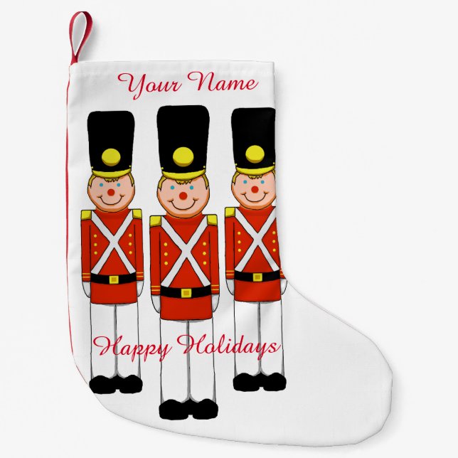 3 Soldier Christmas Stocking (Customizable) (Front)