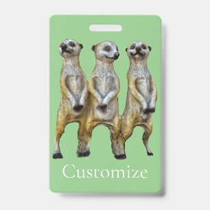 3 Standing Meerkats Thunder_Cove Badge