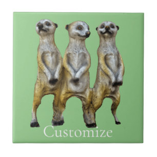 3 Standing Meerkats Thunder_Cove Tile