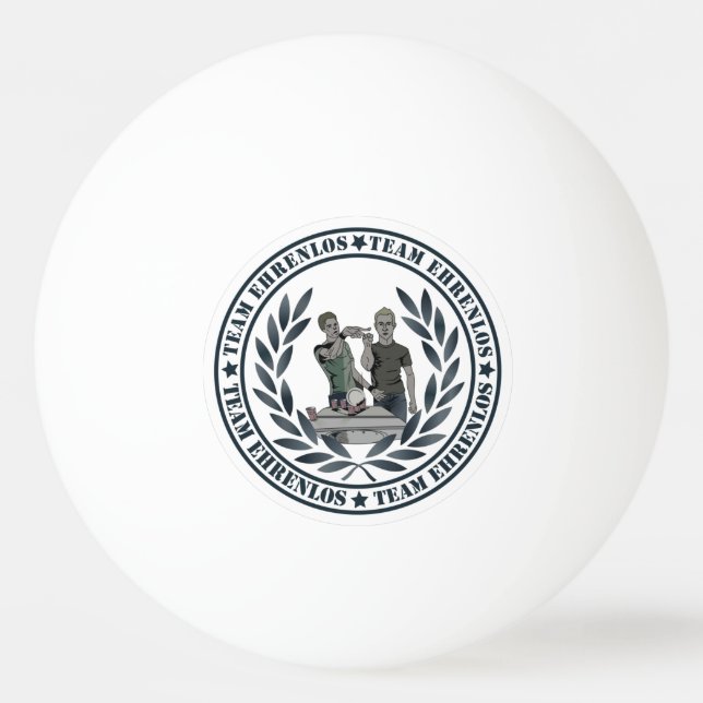 3-star team Ehrenlos Tischtennisball Ping Pong Ball (Front)