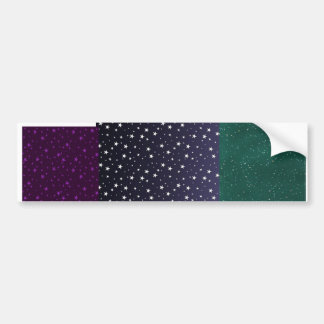 3 starry ecig skins in one! bumper sticker