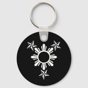 3 Stars and Sun Keychain