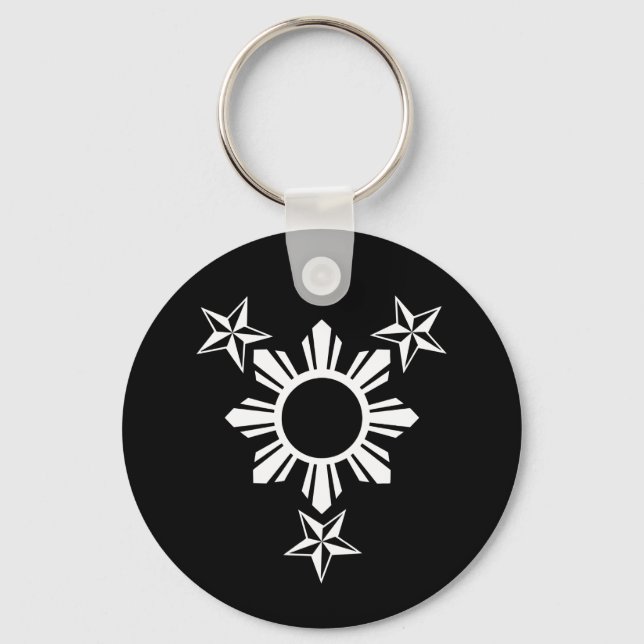 3 Stars and Sun Keychain (Front)