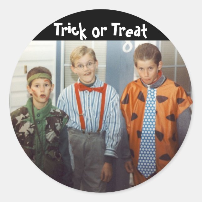 3 Stooges - Halloween Stickers (Front)