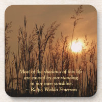 #3 Sun Wheat Field Personal Quote Cork Coas